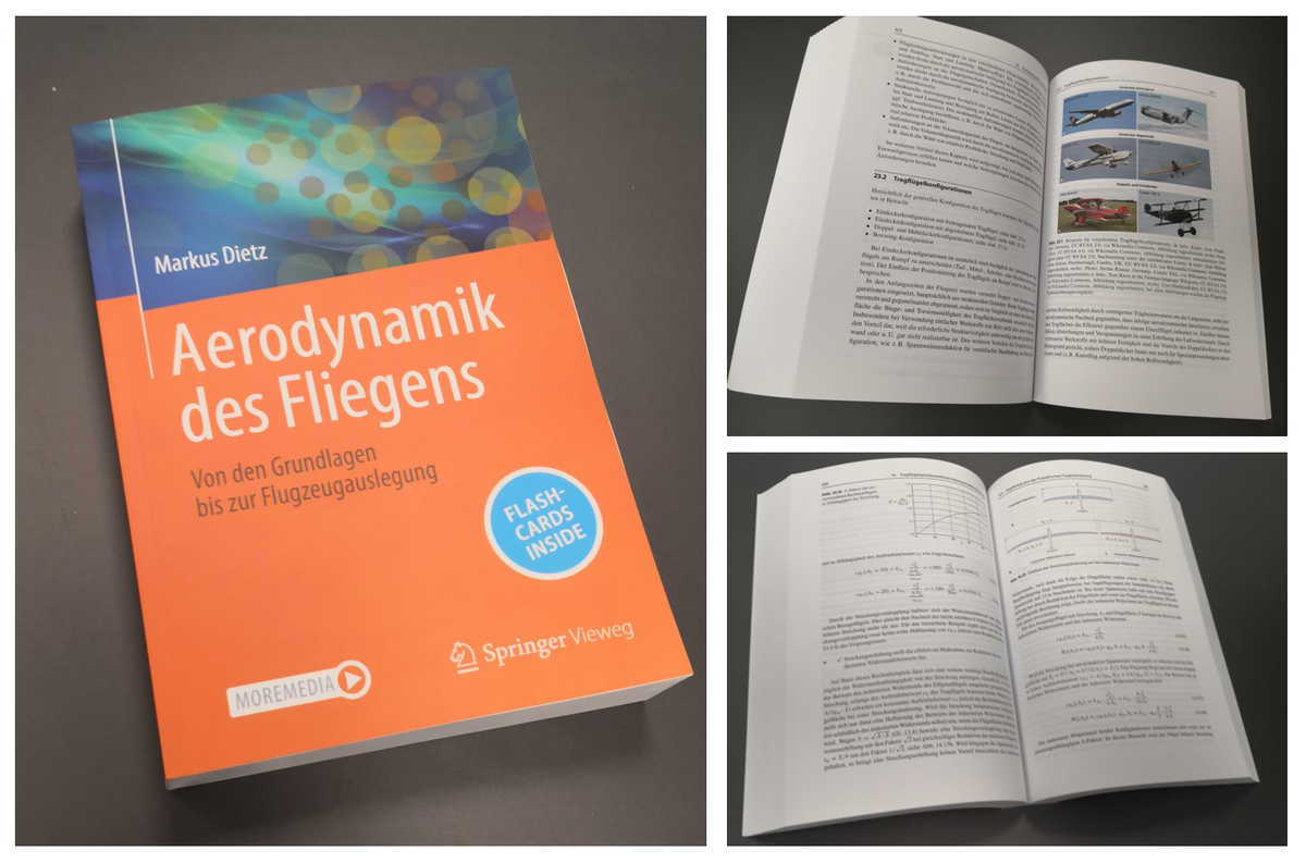 Buch „Aerodynamik des Fliegens“ ist erschienen