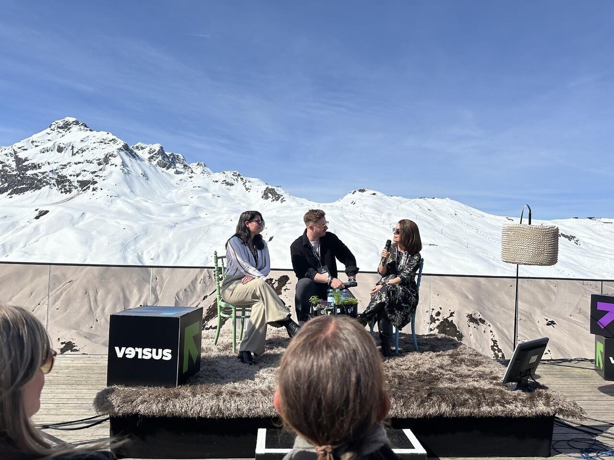 "AI vs Human" at the versusfestival in the Silvretta Alps.