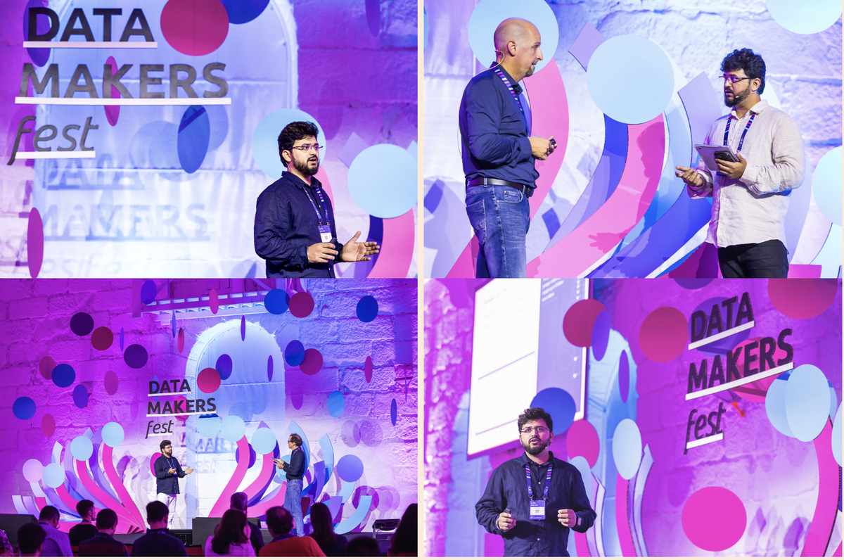 Vivek at Data Makers Fest, Porto, Portugal
