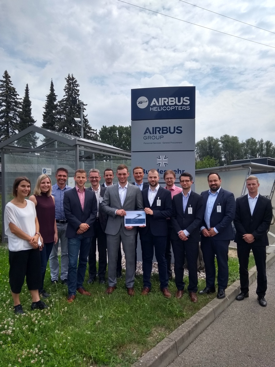 Abschluss des Projektstudiums bei AIRBUS Helicopters