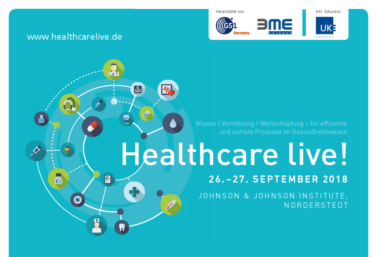 Eröffnung der Beschaffungskonferenz für Krankenhäuser „Healtcare Live“ in Hamburg