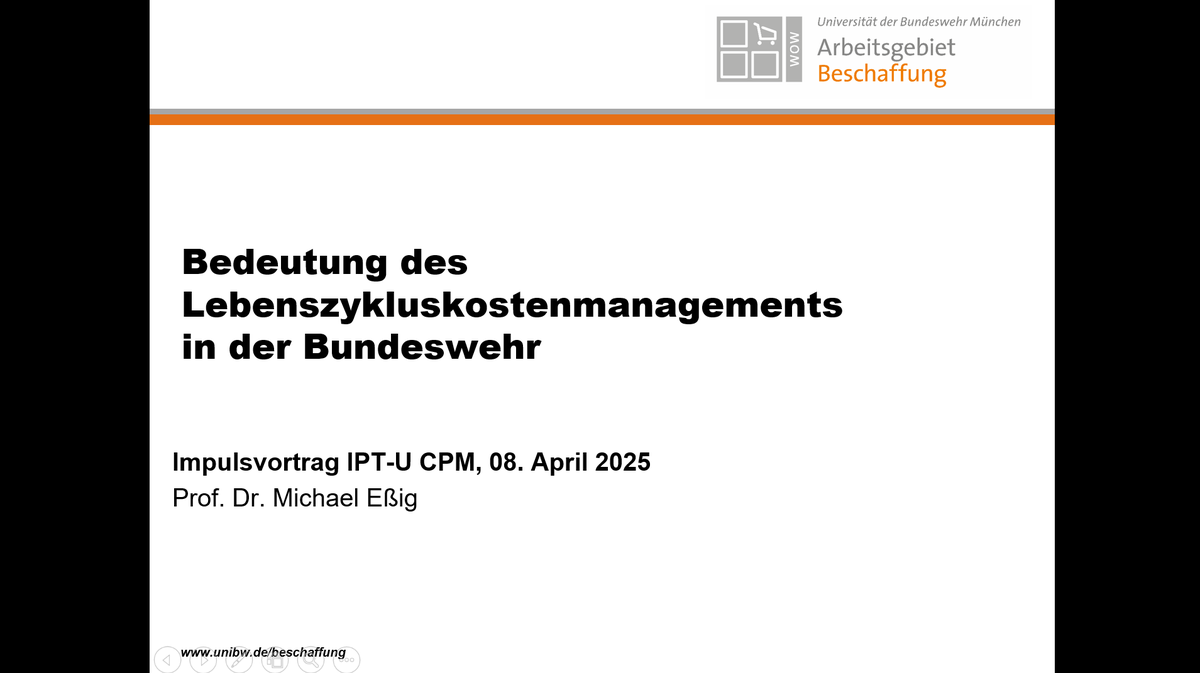 Lebenszykluskostenmanagement (LCCM) als strategisches Steuerungsinstrument in der Bundeswehr