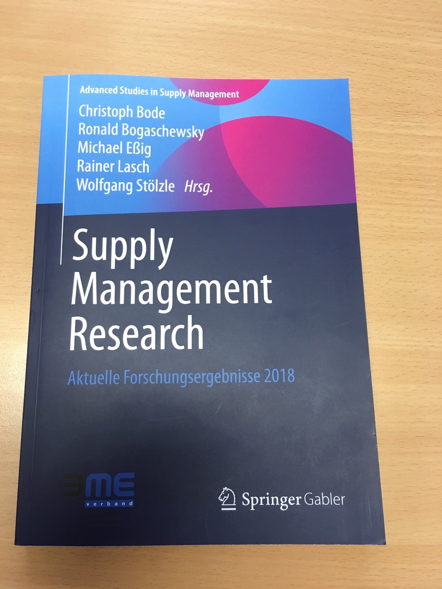 Neuer Sammelband zu Supply Management Research erschienen