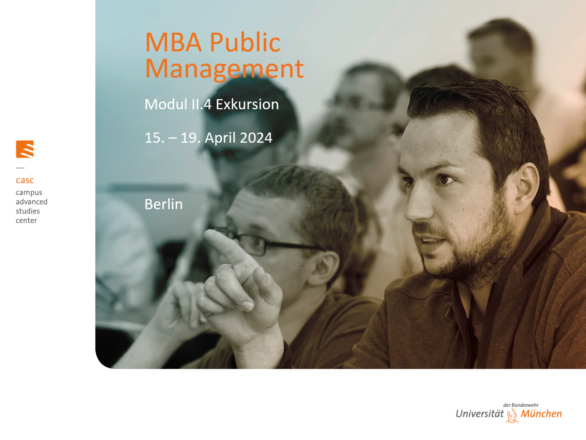Public Management (MBA) - Exkursion Berlin