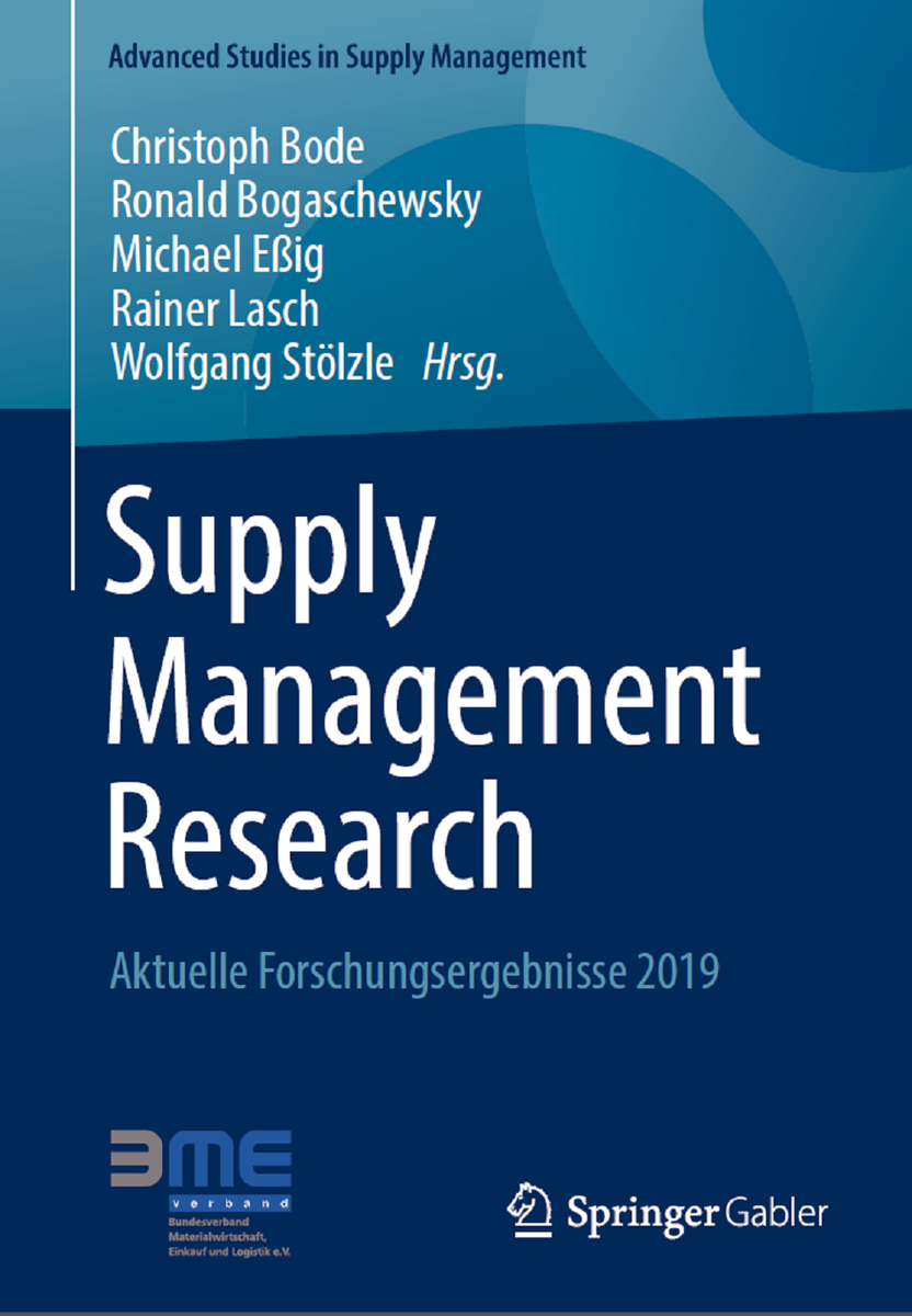 Neuer Sammelband „Supply Management Research“ erschienen