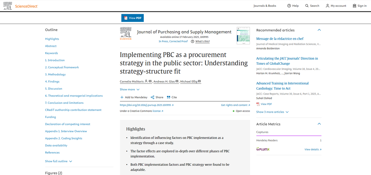 Neuerscheinung: Erfolgsfaktoren für Performance-Based Contracting in der öffentlichen Beschaffung