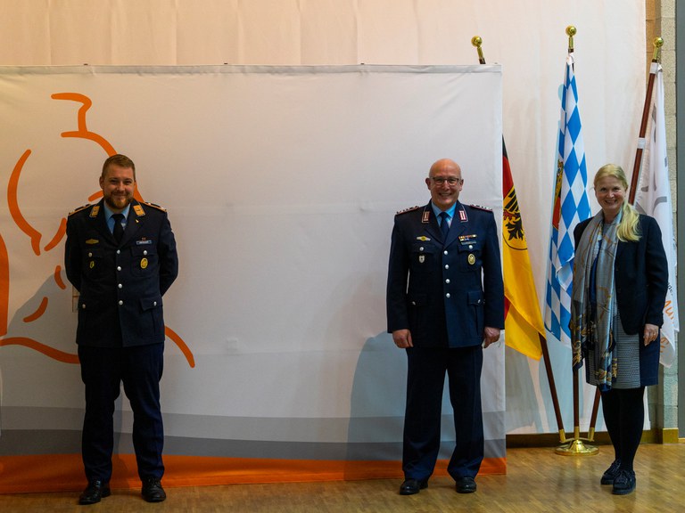 Major Sven Harperscheidt, Oberst i.G. Ingo Braun, Dozentin Anja Bendixen Danowski Leadership-Vortrag Harperscheidt Braun Bendixen.jpg