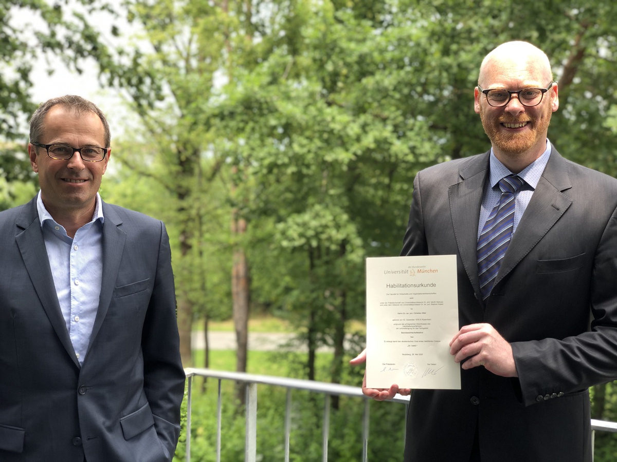 Receipt of the habilitation certificate