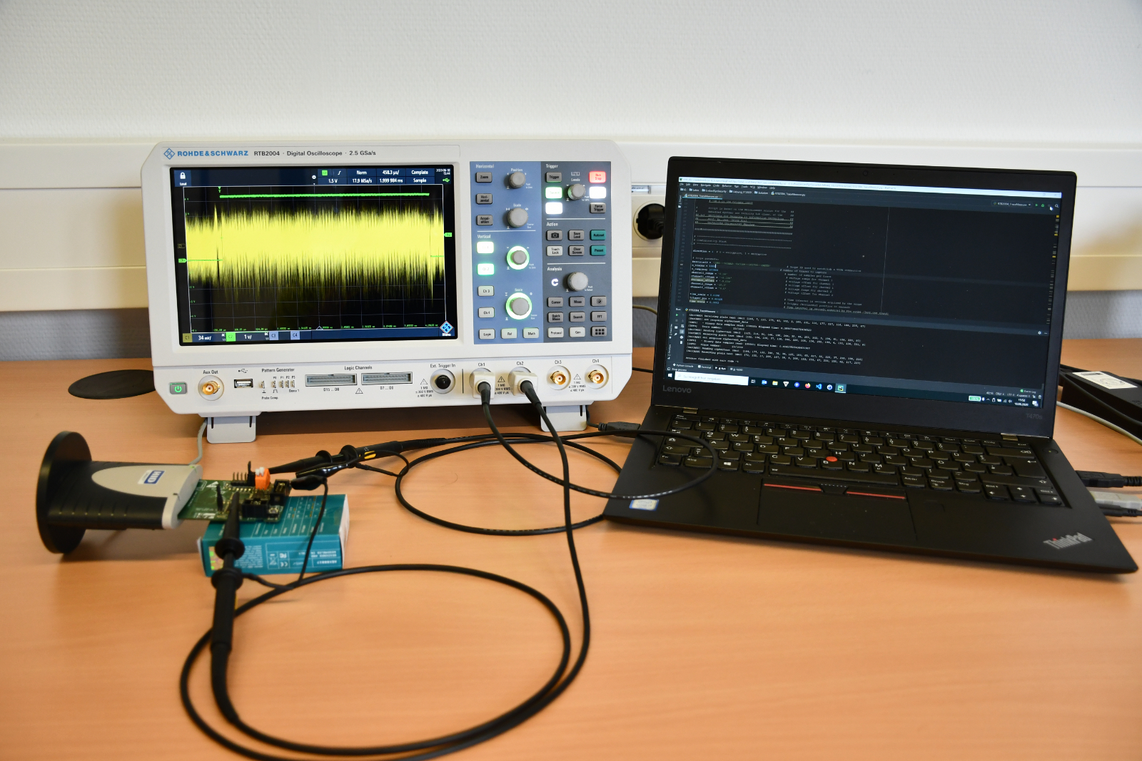 ELab_Laborsetup Seitenkanalangriff mittels Differential Power Analysis (DPA)