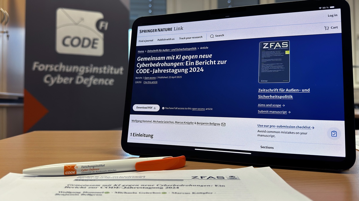 Gemeinsam mit KI gegen neue Cyberbedrohungen