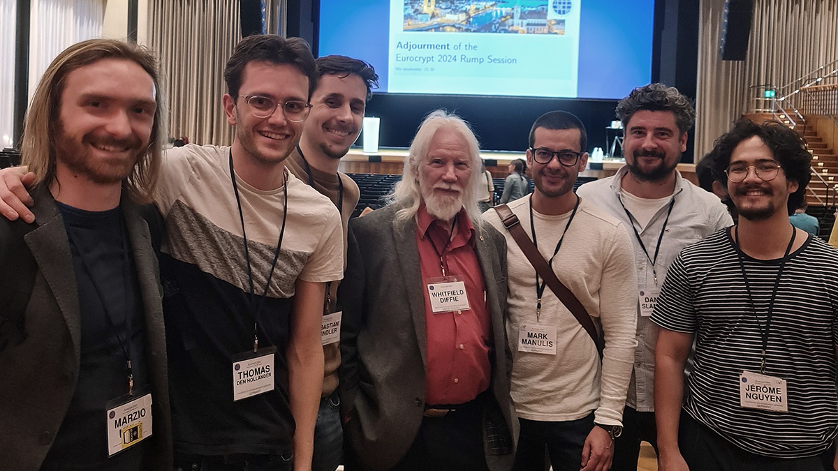 CODE-Forscher auf der EUROCRYPT 2024 in Zürich