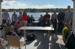 Gruppenfoto COMTESSA auf Schiff Ammersee