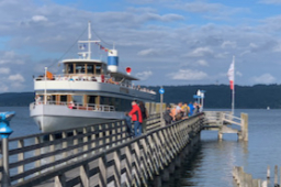 Ausflugsschiff Ammersee am Landungssteg