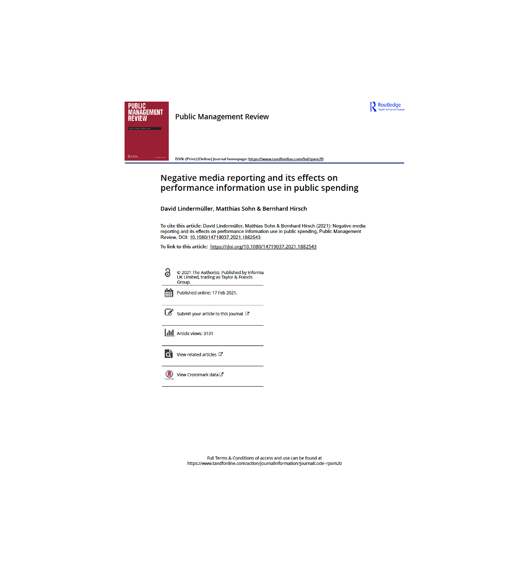 Public Management Review