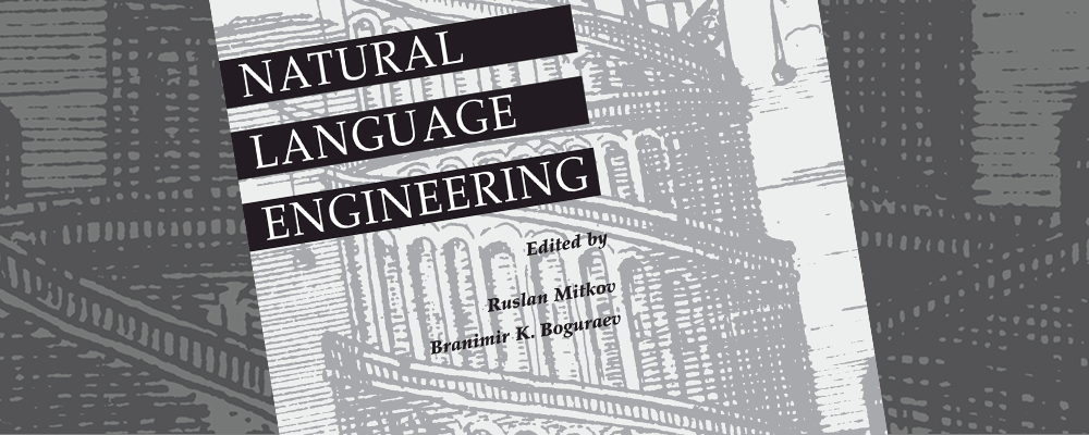 Beitrag in Sonderheft von Natural Language Engineering