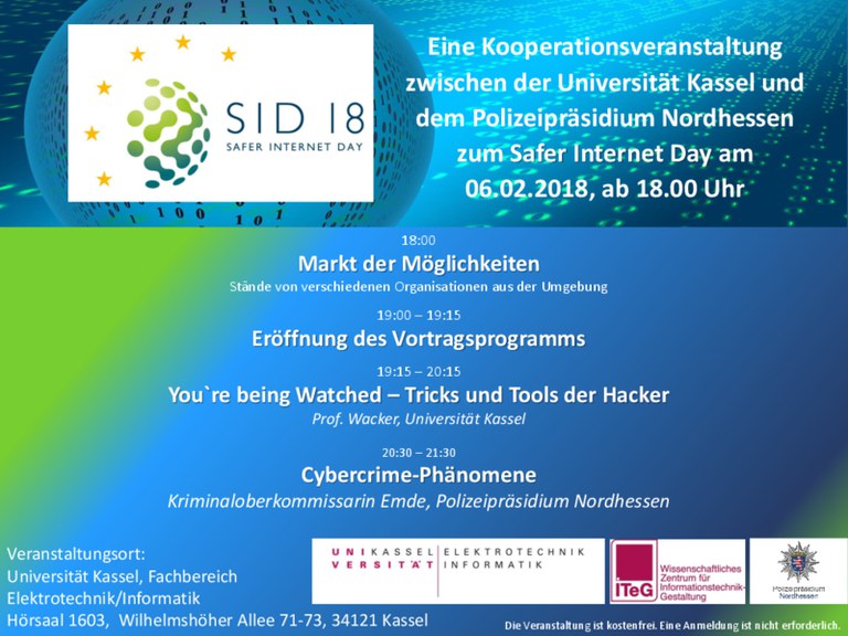Prof. Wacker auf dem Safer Internet Day