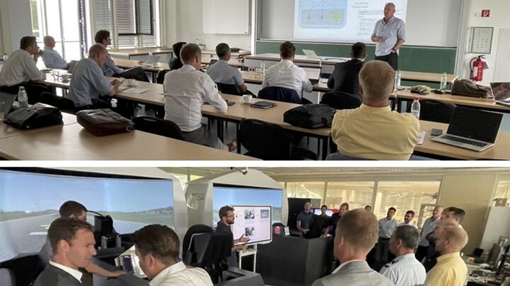 Vertreter des Forschung und Technologie Vorstands des BDSV im MARC – HuMiCS Lab
