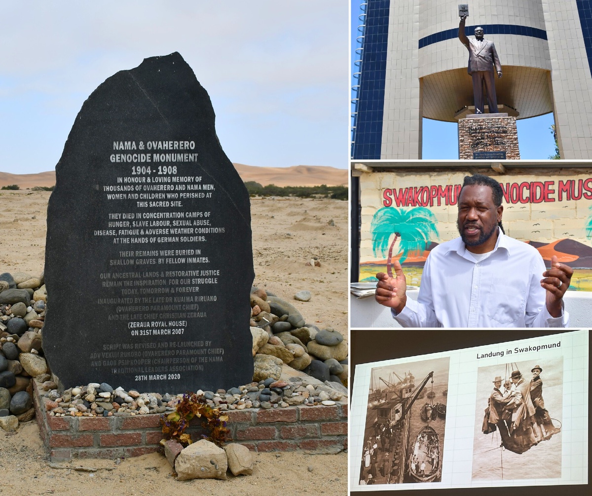 Bildcollage der Namibia-Exkursion 