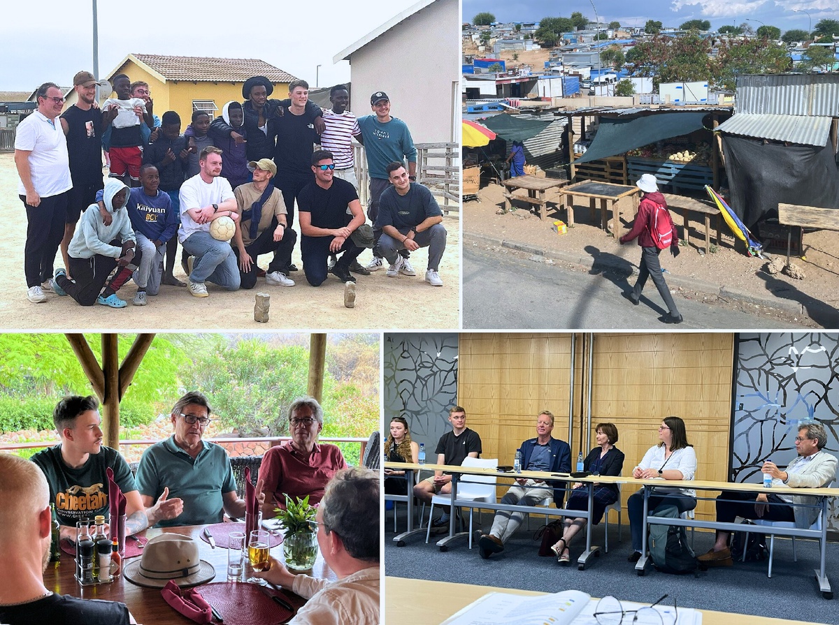 Foto-Collage der Namibia-Exkursion