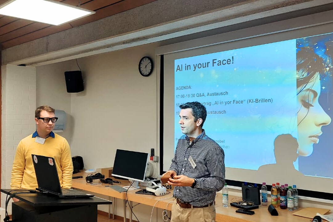Prof. Philipp Rauschnabel referiert zum Thema KI im Wolf-Ferrari-Haus