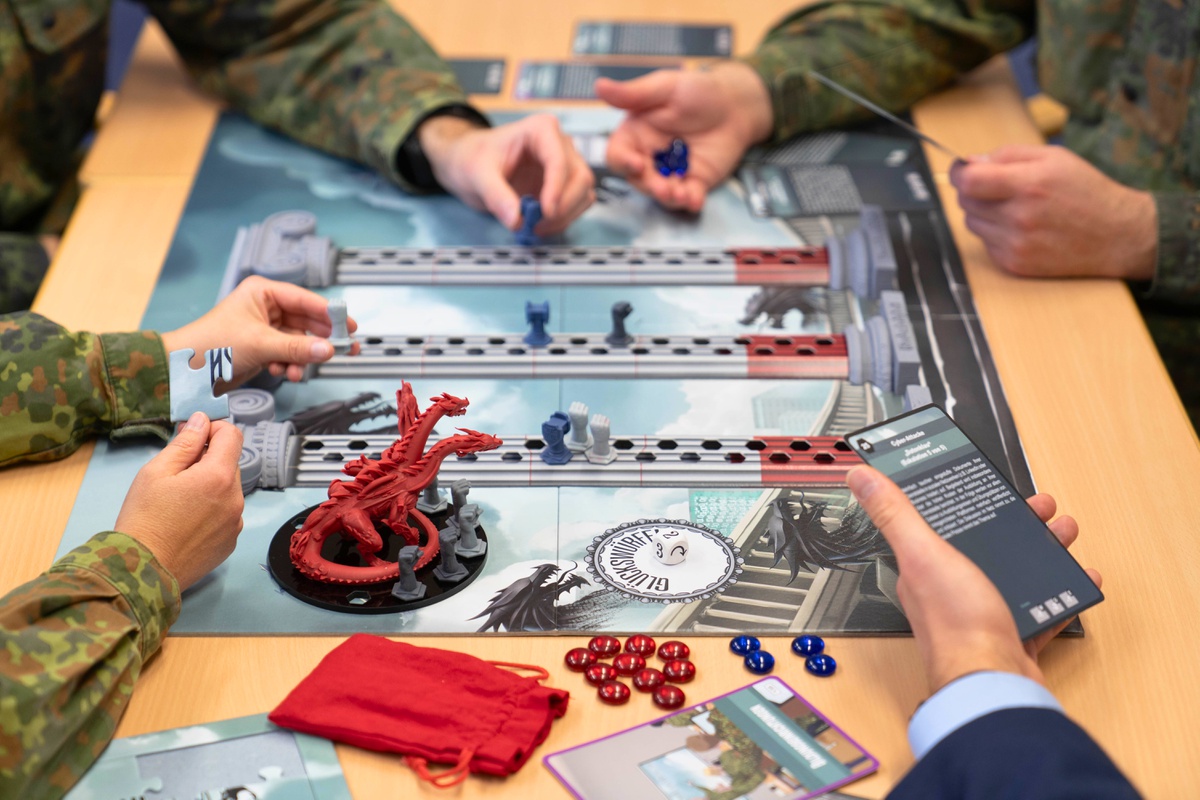 Spielfläche des Wargame-Brettspiels HyDRA