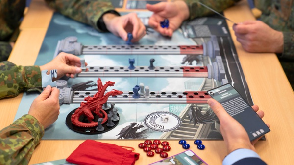 Spielfläche des Wargame-Brettspiels HyDRA