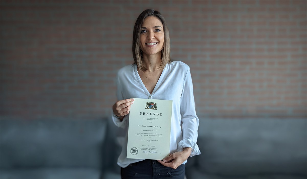 Fakultät LRT: Ingenieurinnen-Preis für Dr. Diana Fontanella