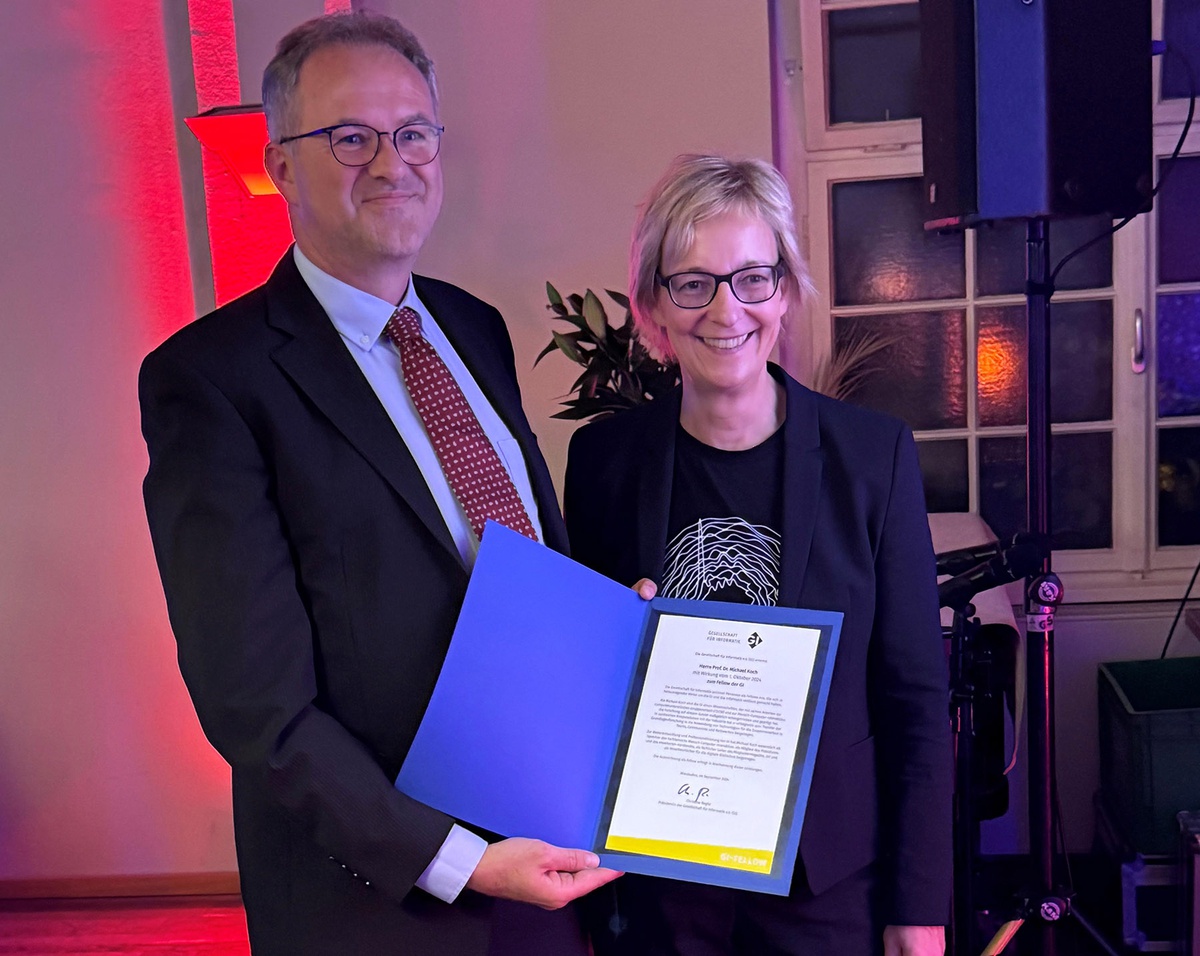 Besondere Auszeichnung: Prof. Michael Koch zum GI-Fellow ernannt