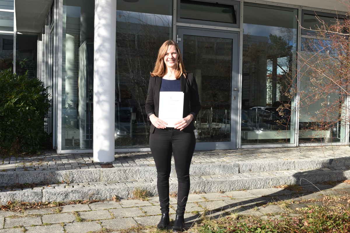 Tanja Vetter erhält besondere Auszeichnung für Diensterfindung