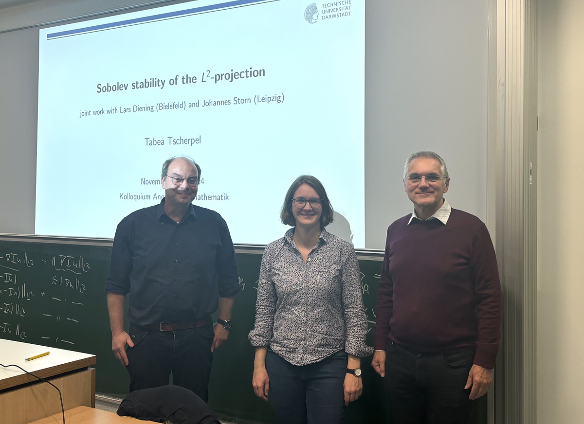 Applied mathematics colloquium lecture by Tabea Tscherpel