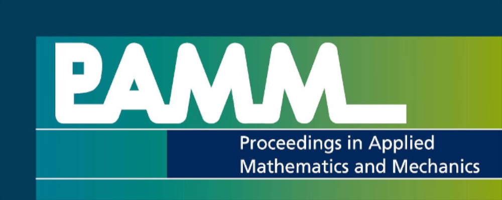 New publication in Proceedings in Applied Mathematics and Mechanics