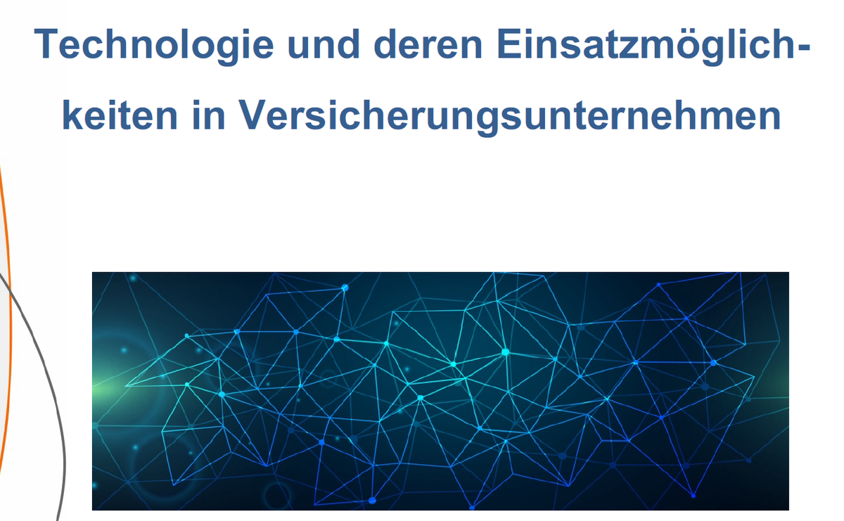 Reader: Technologie und deren Einsatzmöglichkeiten in Versicherungsunternehmen