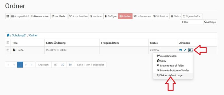 Defaultpage