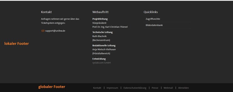 Bild Footer