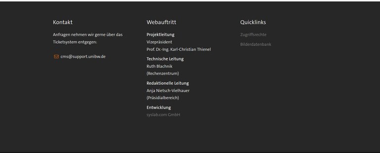 Footer lokal
