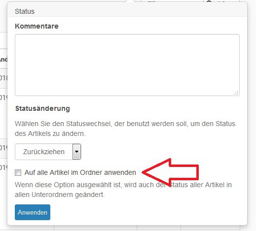 Status Ordner