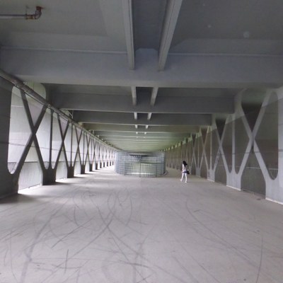 Innenansicht der Mangfallbrücke