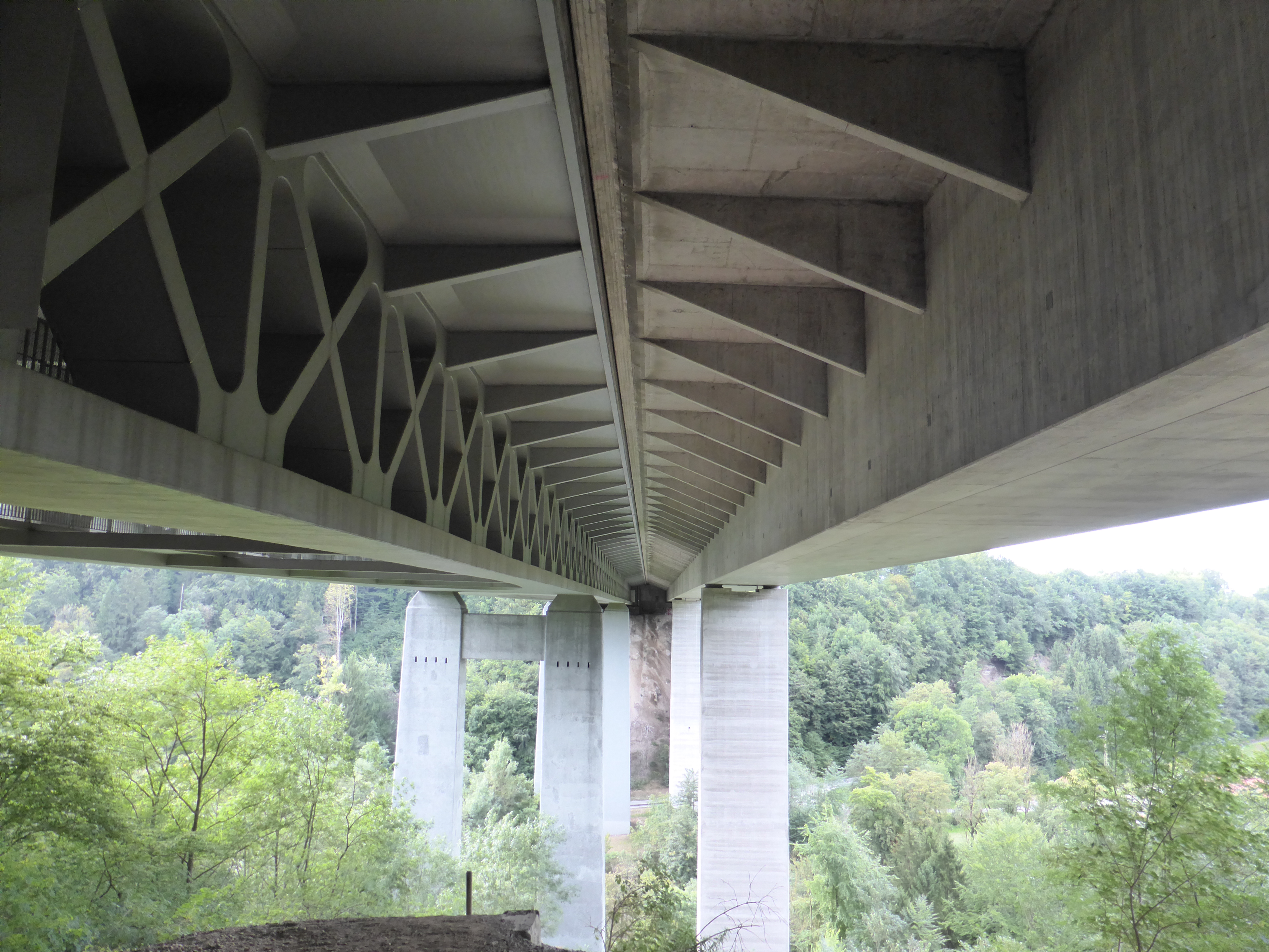 Mangfallbrücke alt und neu