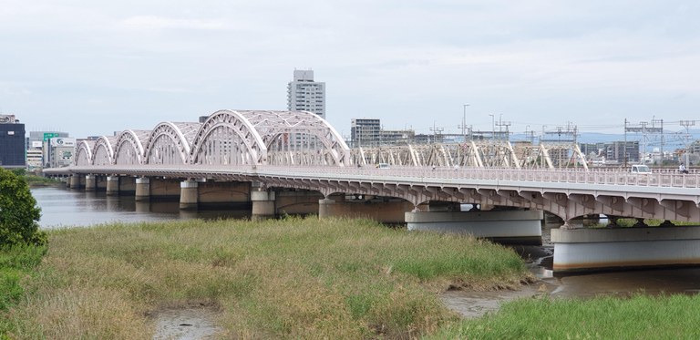 Brücken über Yodo River