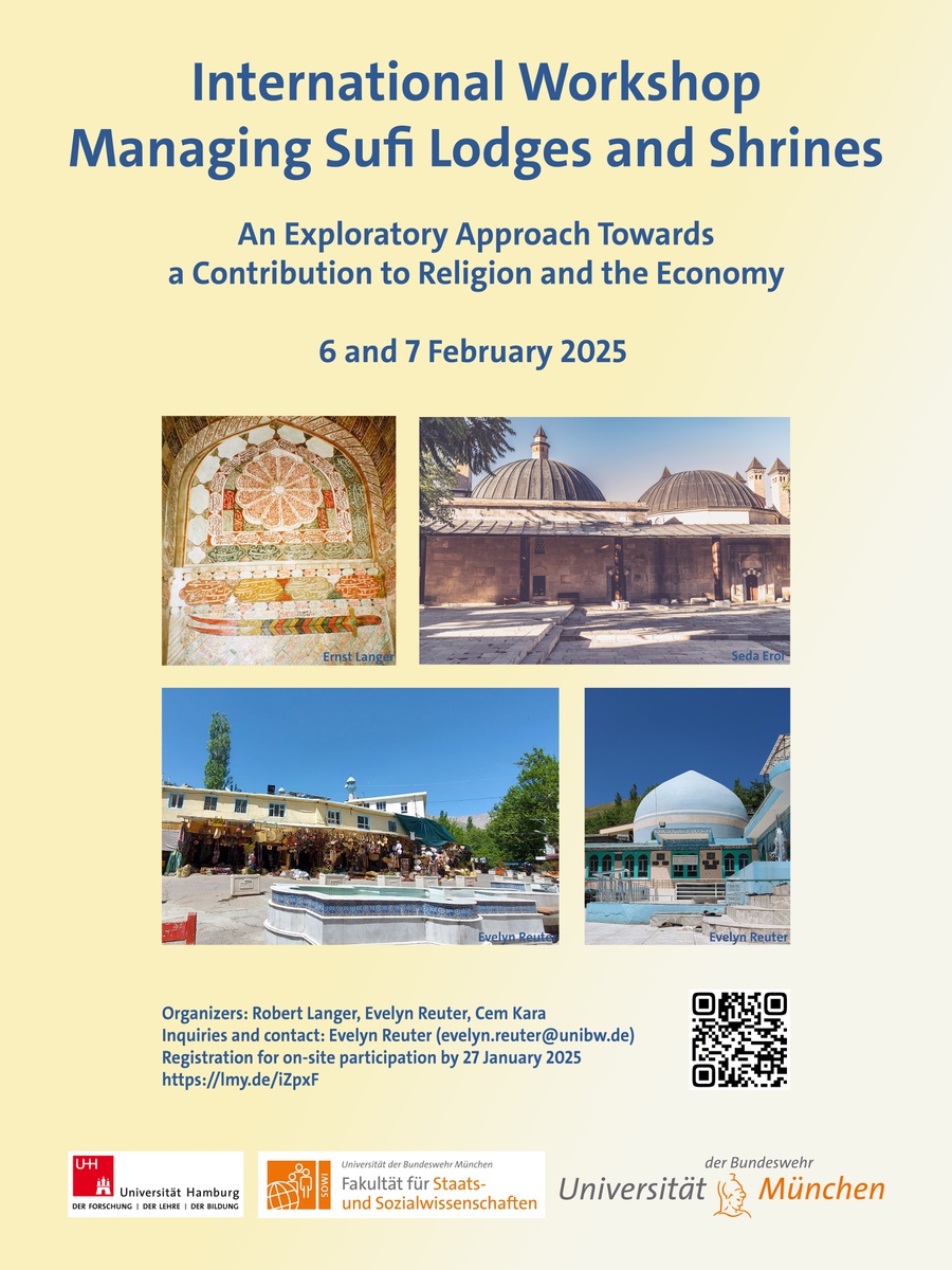International Workshop 06.-07.02.2025: Managing Sufi Lodges and Shrines (EN)