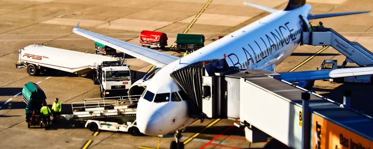 Flugzeugabfertigung