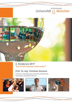 Kinderuni zum Thema „Wie wird das Schmutzwasser wieder sauber?“