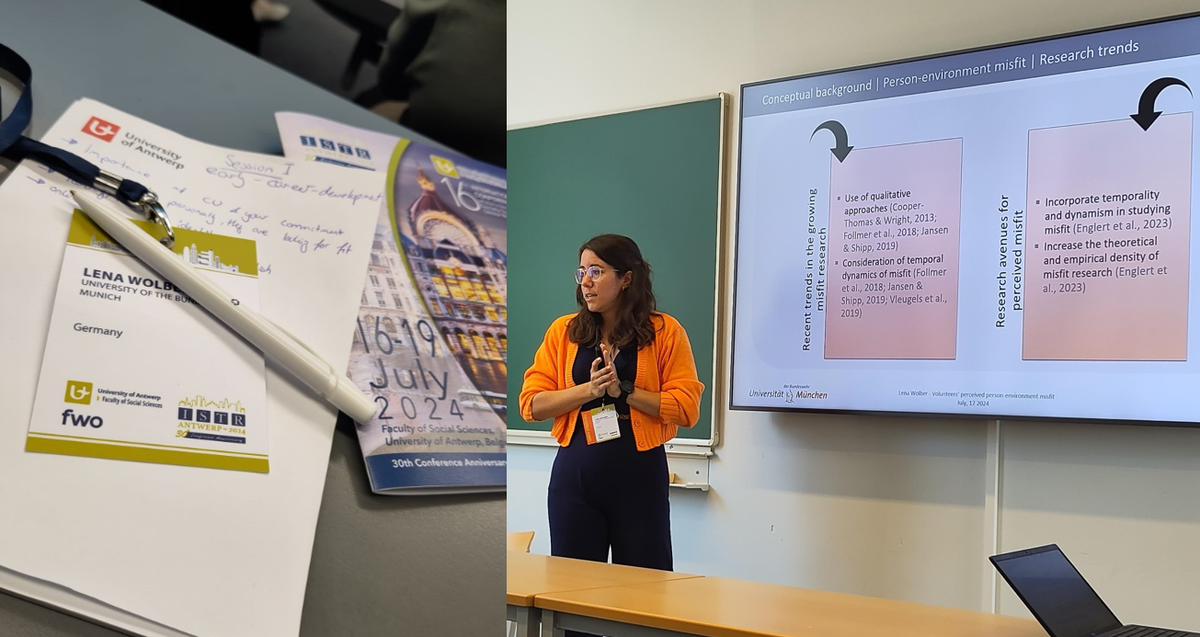 Vorträge auf der ISTR und PhD-Seminar