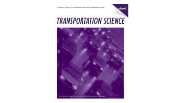 PUBLIKATION IN TOP-JOURNAL „TRANSPORTATION SCIENCE"
