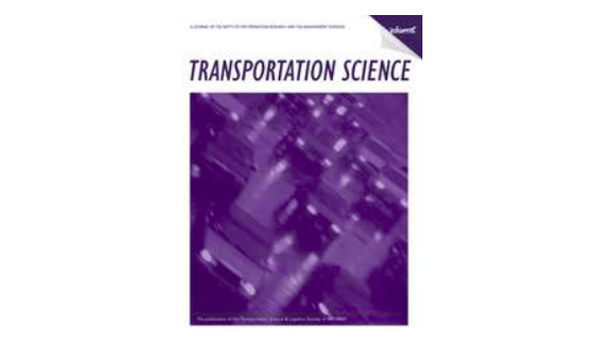 Dezember 2016: Veröffentlichung in der Zeitschrift Transportation Science