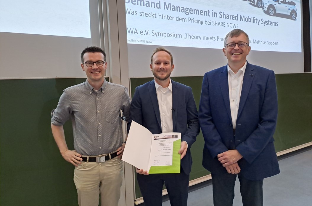 Dr. Matthias Soppert mit IWA-Preis ausgezeichnet
