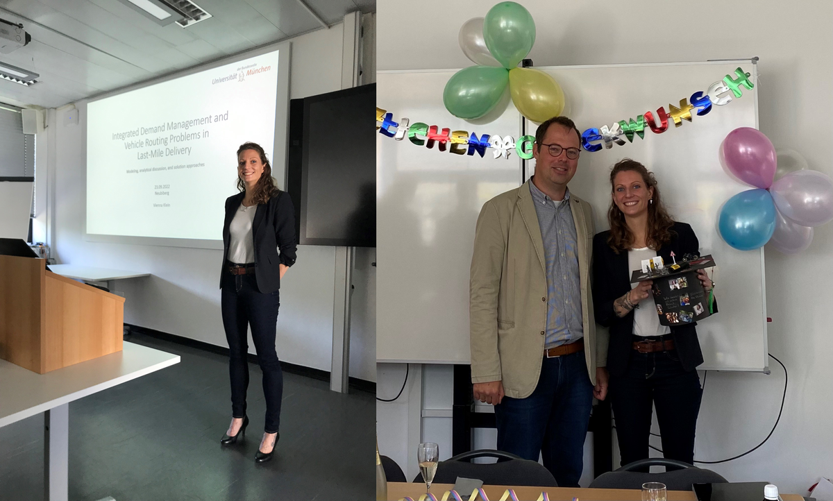 Erfolgreiche Verteidigung der Dissertation