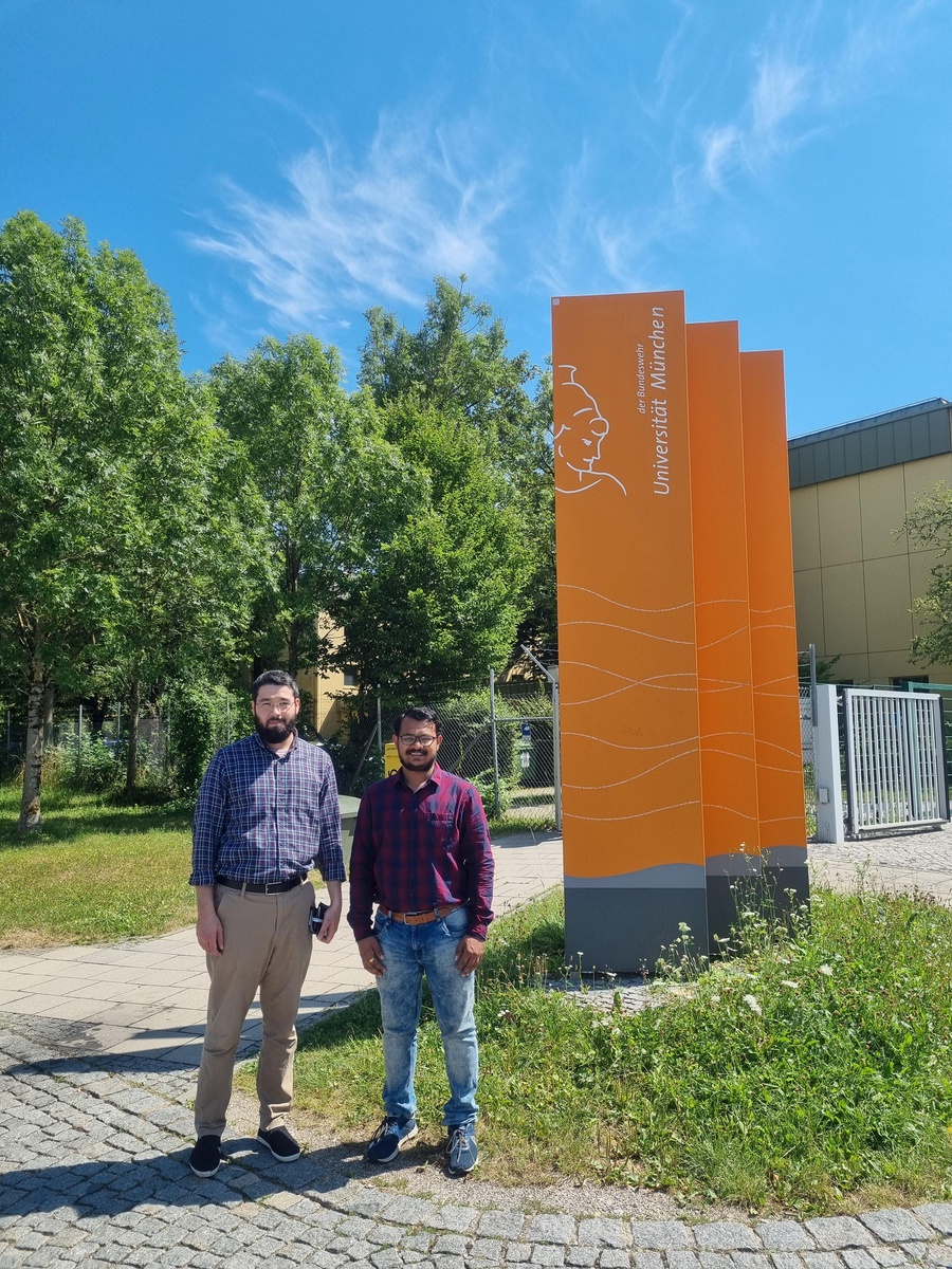 Subham Banore vom IIT besucht FZ RISK und FG BauProtect