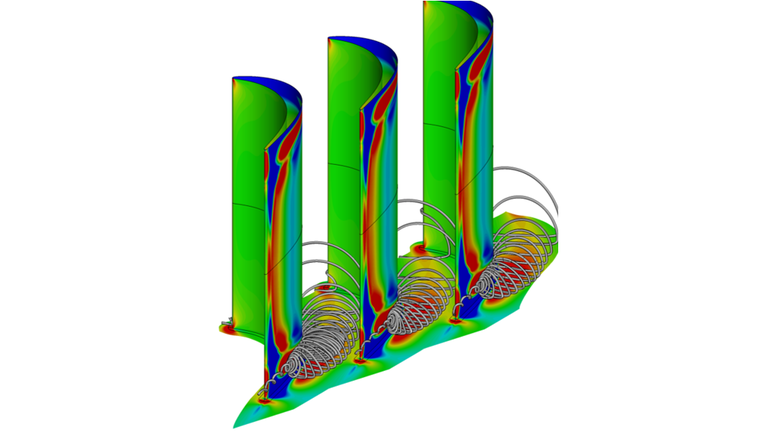 CFD-Simulationen von Verdichter- und Turbinenprofilen