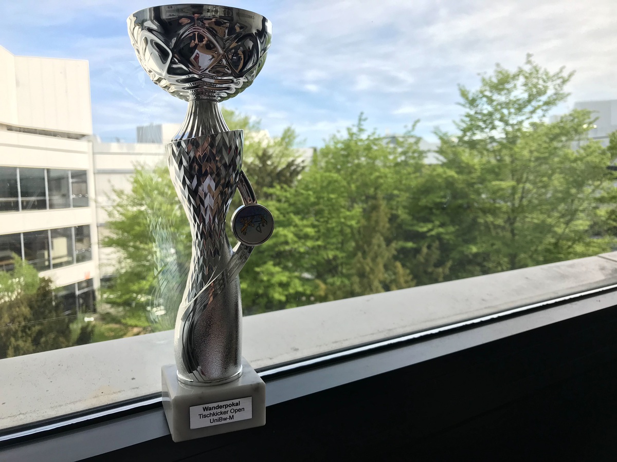 PhD team wins UniBW Open 2019 table soccer competition